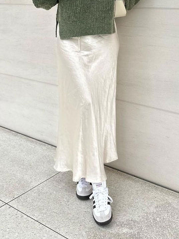 High Waist Loose Female Long Skirt Solid Casual Elegant Streetwear Fashion Lace-Up Slim Y2k Outfits For Women Maxi Skirt