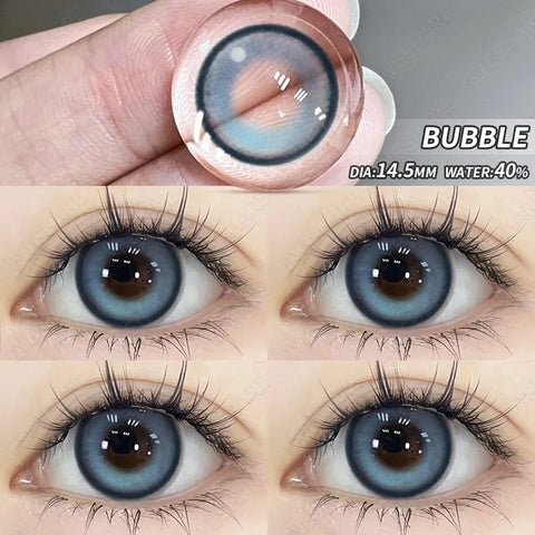 1 Pair Colorcon Korean Lenses Color Contact Lenses for Eyes Purple Lenses Blue Eye Lenses Brown Lenses Yearly Contacts