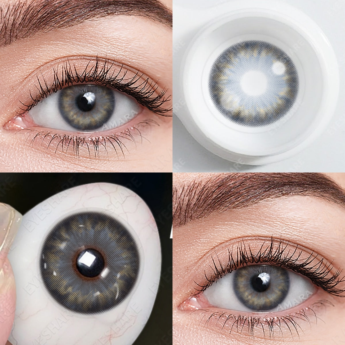 1 Pair Colored Contact Lenses Natural Look Fast Delivery Brown Eye Lenses Gray Contact Green Eye Lenses Blue Lenses