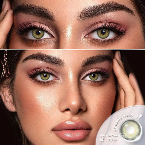 Color Contact Lenses 1Pair Colored Contacts for Eyes Brown Colorful Eyes Lenses Blue Lenses Yearly Eye Contacts Lens