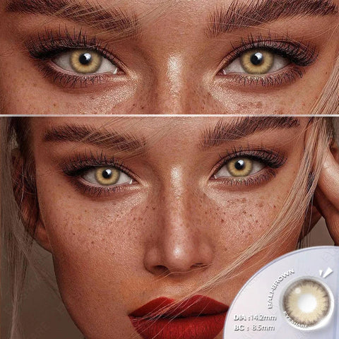 Color Contact Lenses 1Pair Colored Contacts for Eyes Brown Colorful Eyes Lenses Blue Lenses Yearly Eye Contacts Lens