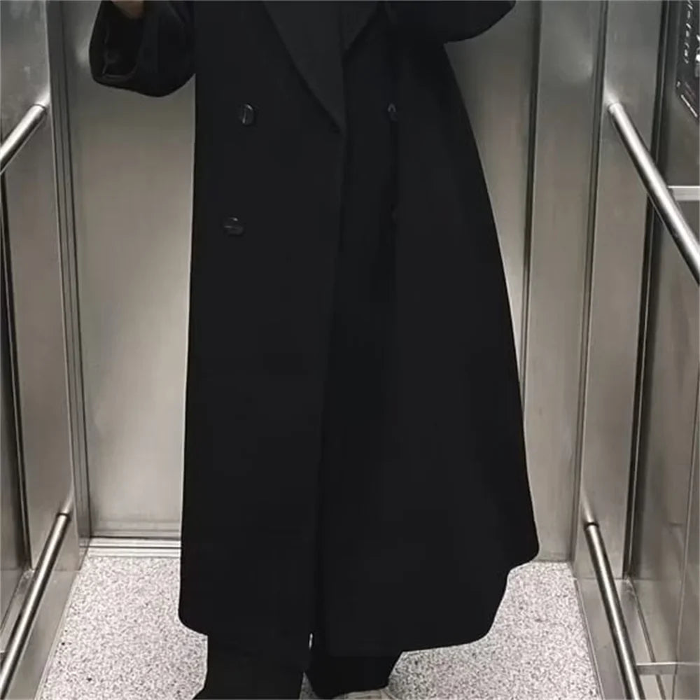 Autumn/Winter New Women's Wear New Fashion Casual Versatile Soft Loose Long Coat Coat