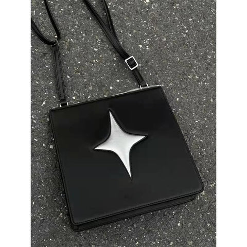 Cool Star Handbags for Women Crossbody Bags Fashion Ladies Pu Leather Square Shoulder Bag Female Tote Bag Clutch Wallet Purse