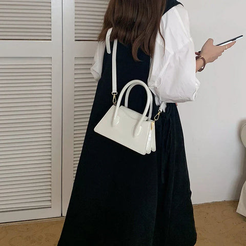 Fashion Pink Small Square Women Clutch Purse Handbags New Simple Ladies Messenger Bag Solid Color Female Shoulder Crossbody Bags