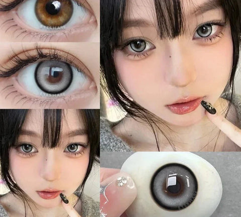 1 Pair Colorcon Korean Lenses Color Contact Lenses for Eyes Purple Lenses Blue Eye Lenses Brown Lenses Yearly Contacts