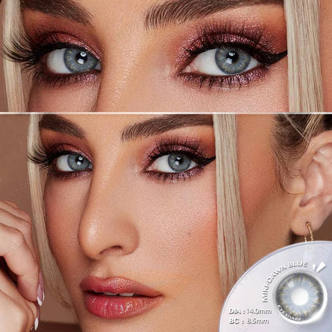Color Contact Lenses 1Pair Colored Contacts for Eyes Brown Colorful Eyes Lenses Blue Lenses Yearly Eye Contacts Lens