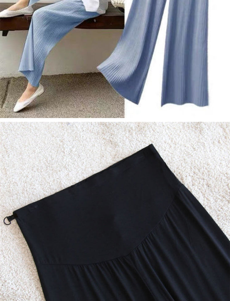 Pbong mid size graduation outfit romantic style teen swag clean girl ideas 90s latina aestheticMaternity Pants Loose Casual Wide-leg Trousers Pregnant Women Wear Leggings In Summer Plus Size Maternity Clothes