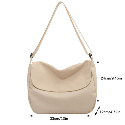 Solid Color Women Crossbody Bag Simple Ladies Shoulder Bag Waterproof Nylon Women'S Handbags Fashion Messenger Bag Women сумка