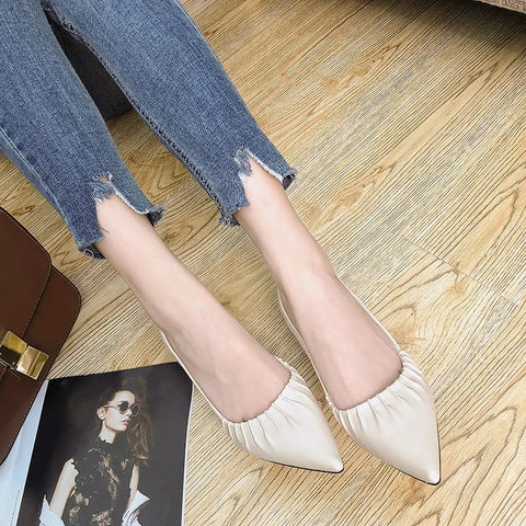 Shoes for Women Pointed Toe Ladies Summer Footwear High Heels Pumps Black Stilito Office on Heeled Luxury Brand Spring 39 E