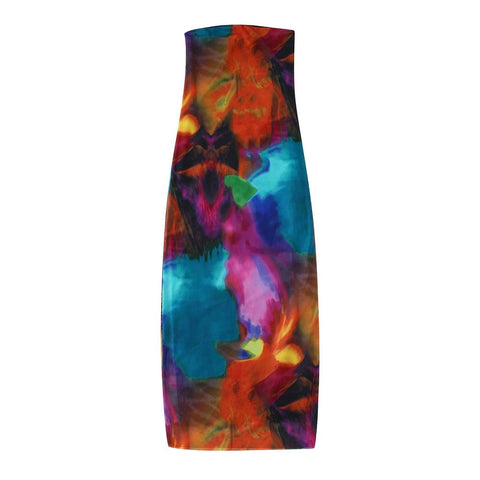 Sexy Strapless Women Summer Dress Y2K Fashion Printed Slim Maxi Beach Dress Elegant Mesh Sleeveless Vacation Party Outfis