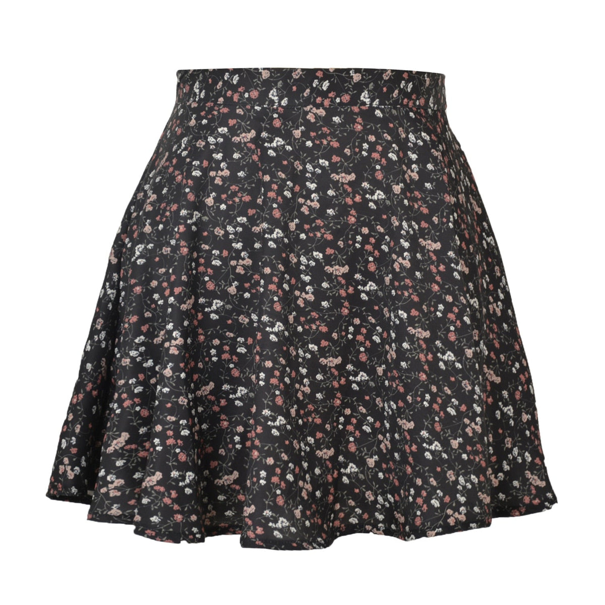 Boho Floral Print Party Skirt Summer New High Waist Pleated Skirt Short Beach Sexy Frills Mini Skirts For Women