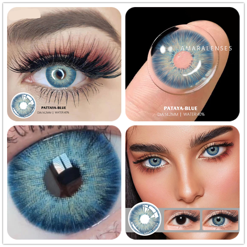 1Pair Color Contact Lenses for Eyes OMG Series Soft Contact Lens Beauty Contact Lenses Eye Cosmetic Color Lens Eyes