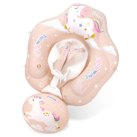 Pbong New Upgrades Baby Swimming Float Inflatable Infant Floating Kids Swim Pool Accessories Circle Bathing Summer Toys Toddler Rings