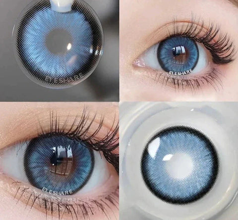 1 Pair Color Contact Lenses for Eyes Big Eye Lenses Blue Contacts Gray Lenses Brown Lenses Yearly Cosmetic Eye Lenses