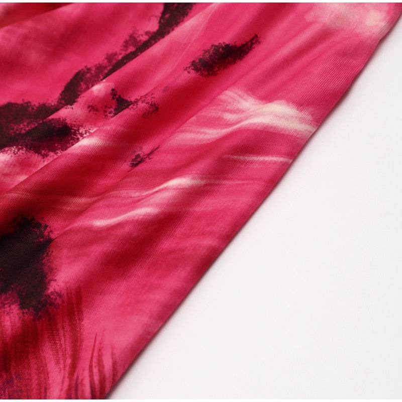 Sexy Vintage Print Female Sling Long Dress Square Collar Sleeveless Backless Dresses Summer Ladies Beach Vocation Vestidos