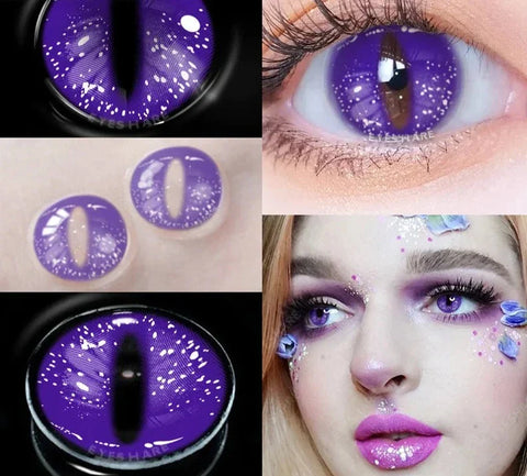 1Pair Cosplay Color Contact Lenses for Eyes Multicolored Contact Lenses Anime Accessories Anime Lenses Halloween Lneses