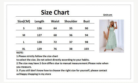 Casual Polka Dot Dress Women Summer V Neck Sleeveless High Waist A-line Long Dresses Boho Beach Sundress Chiffon Dress Vestidos