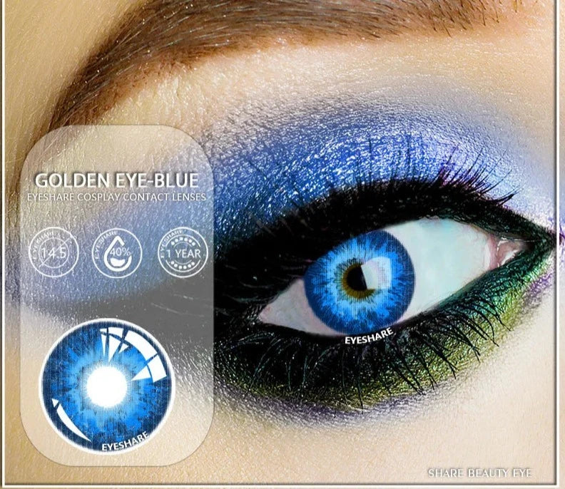 1Pair Color Contact Lenses for Eyes Cosplay Contact Lenses Crazy Lenses Halloween Eye Lenses Yearly Lense Fast Delivery