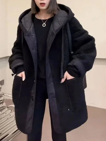 Winter Clothes Women Jackets for Women Lambwool Coat Korean Fashion New in Loose OverSized Thick Parkas Long Sleeve Coats