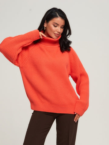 Solid Knitted Women's Turtleneck Sweater Pullovers Female Long Sleeve Top Autumn Winter Soft Ladies Sweaters Jumper