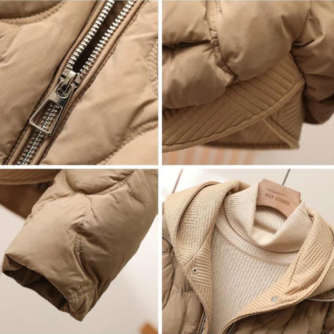 Fashion Coats Korean Style Loose Comfort Quilted Coat Women Jacket Women Parkas Warm Jackets Casual Coat New Winter Clothes