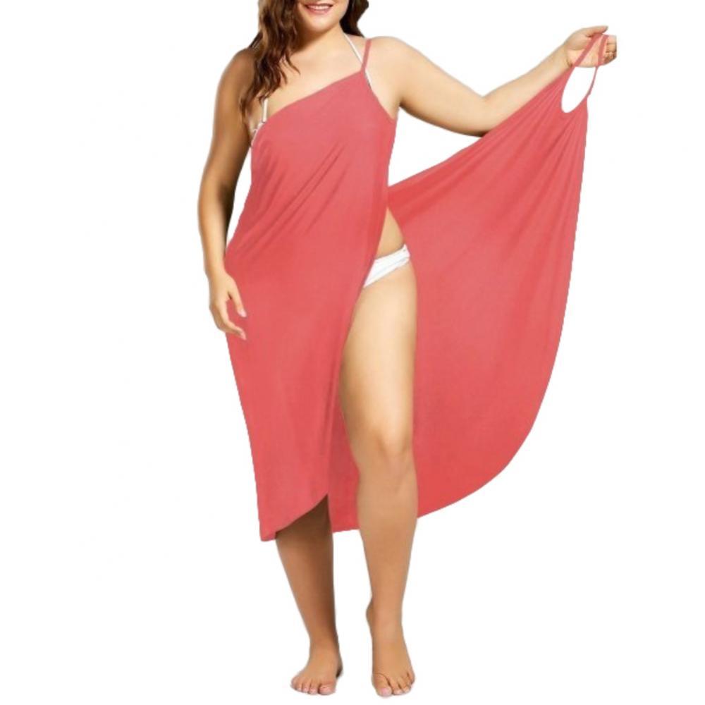 Pbong mid size graduation outfit romantic style teen swag clean girl ideas 90s latina aestheticHOT Summer Plus Size Beach Sexy Women Solid Color Wrap Dress Bikini Cover Up Sarongs