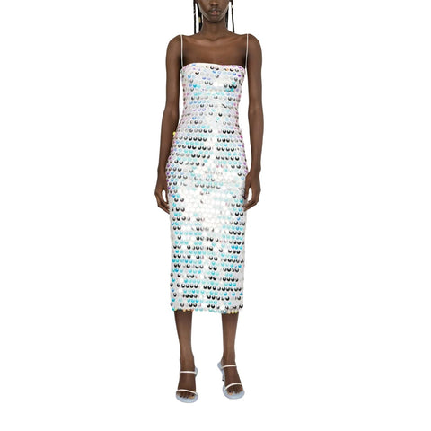 Luxury Spaghetti Strap Sleeveless Sling Cocktail Dress Women Sequins Skinny Dresses Summer Backless Party Club Dress Streetwear