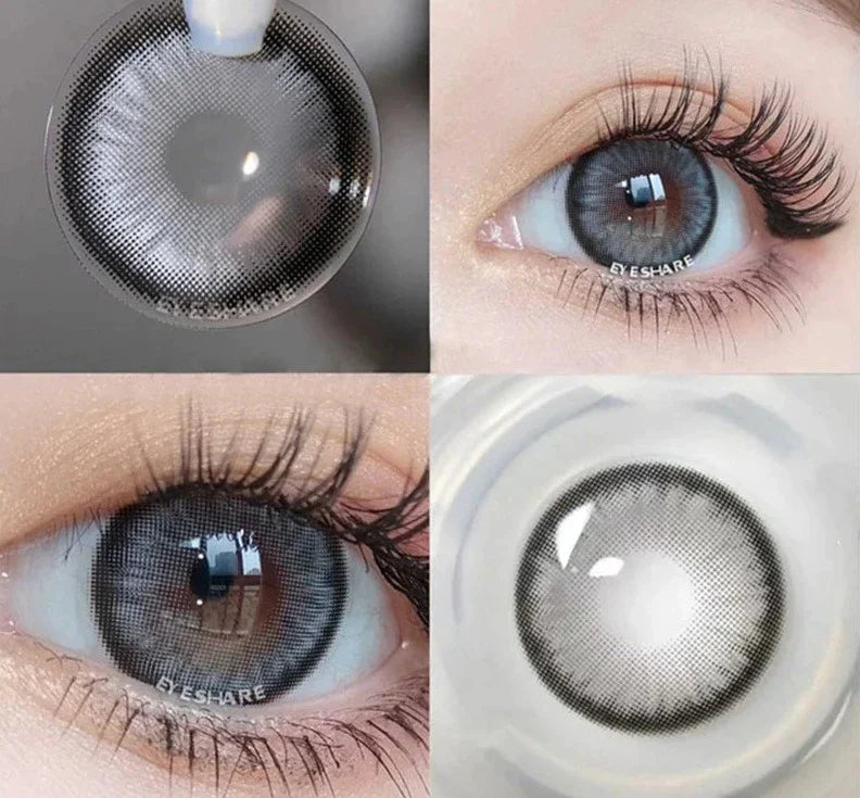 1 Pair Color Contact Lenses for Eyes Big Eye Lenses Blue Contacts Gray Lenses Brown Lenses Yearly Cosmetic Eye Lenses