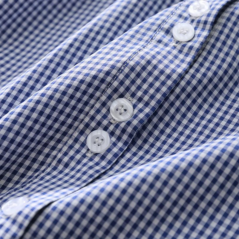 Women's Clothing Spring Summer Tops Vintage French Lantern Sleeve Elegant and Youth Woman Blouses Lace Blue Plaid Shirt