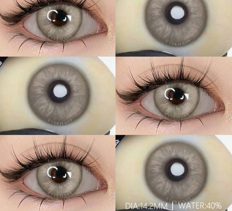 1 Pair New Colored Contact Lenses for Eyes Red Contacts Lenses Yearly Natural Fashion Blue Eyes Contacts Korean Lenses