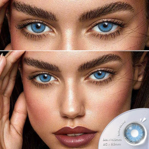 Color Contact Lenses 1Pair Colored Contacts for Eyes Brown Colorful Eyes Lenses Blue Lenses Yearly Eye Contacts Lens