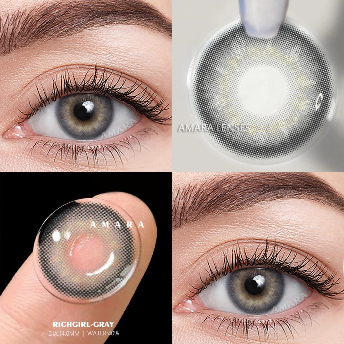 1 Pair Colored Contact Lenses Natural Look Fast Delivery Brown Eye Lenses Gray Contact Green Eye Lenses Blue Lenses