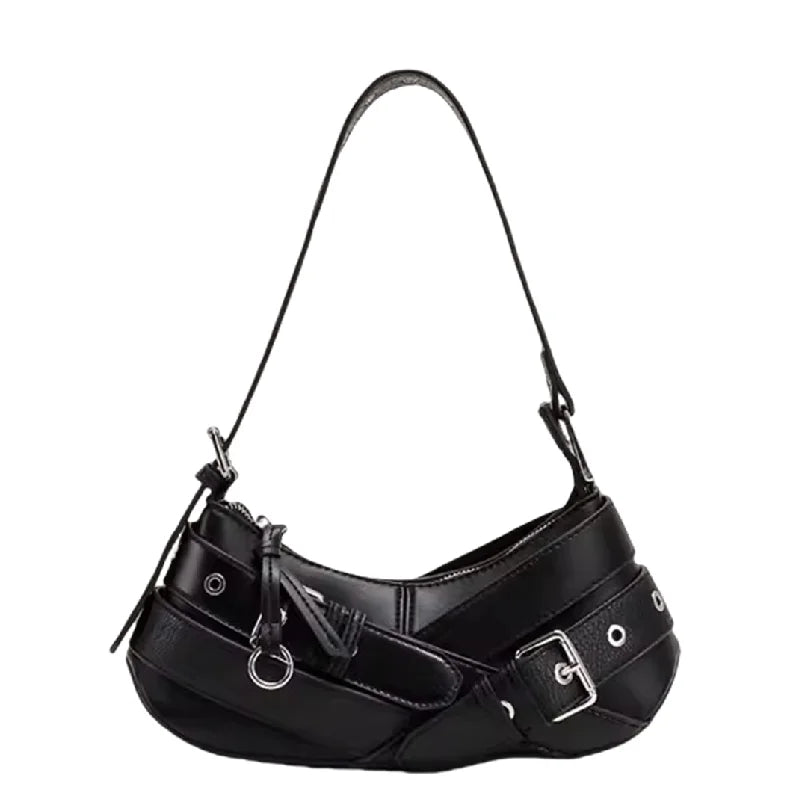 Handle Bag Women Retro Handbag PU Leather Shoulder Totes Underarm Vintage Top Handle Bag Female Small Subaxillary Bag for Women