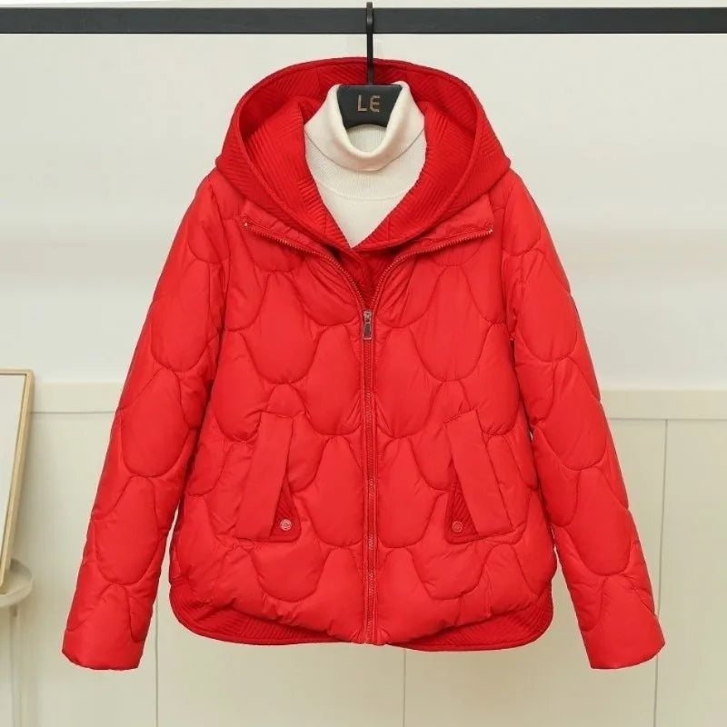 Fashion Coats Korean Style Loose Comfort Quilted Coat Women Jacket Women Parkas Warm Jackets Casual Coat New Winter Clothes