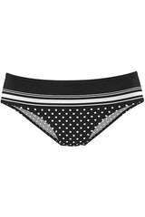 Active Polka Dot Striped Push Up Bikini Swimsuit - Two Piece Set