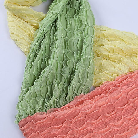 Women's Cross Front Halter Crop Top T-shirt Graphic Tie Back Halter Tee Y2K Clubwear Street Style Summer