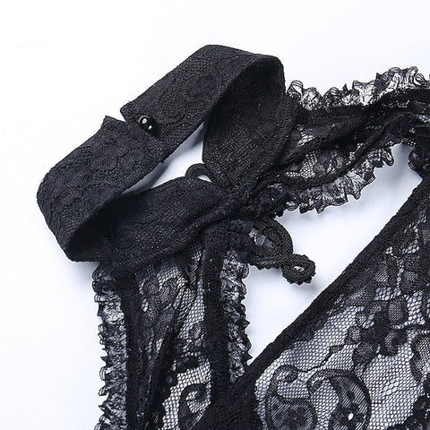 Goth Girl Gothic Lolita Sexy Y2K Year 2000 Masquerade Shawls Women's Costume Vintage Cosplay Party / Evening Shawl Masquerade