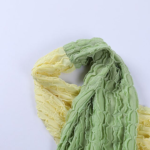 Women's Cross Front Halter Crop Top T-shirt Graphic Tie Back Halter Tee Y2K Clubwear Street Style Summer