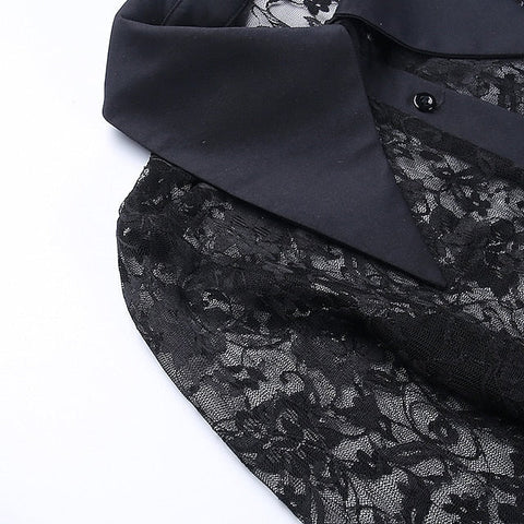 Goth Girl Gothic Lolita Sexy Y2K Year 2000 Blouse / Shirt Masquerade Women's Costume Vintage Cosplay Party / Evening Blouses Masquerade