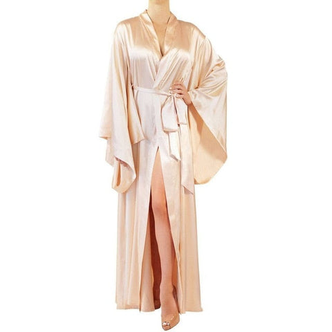 AEL Fashion Loose Soft Comfortable Night Robe Women Belt Bathrobe Women&#39;s Sleep Sexy Sleepwear Shift 2017 Select 3 Color