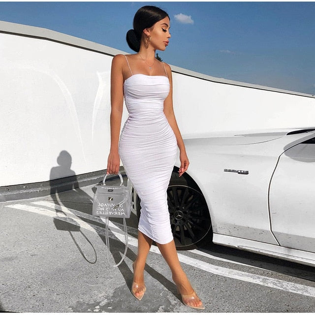 Women Bodycon Dress Female Lantern Sleeve Y2K Corset Chiffon Dresses Beach Vacation Outfit Sexy Party Mini White Dress Summer