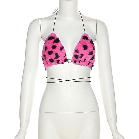 Y2K Vintage Retro Bra Top Women's Costume Vintage Cosplay Party / Evening Club Music Festival Top